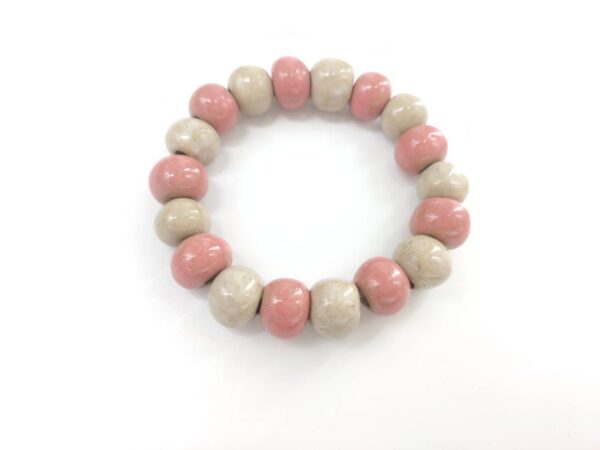 666110 能量手環-粉紅白